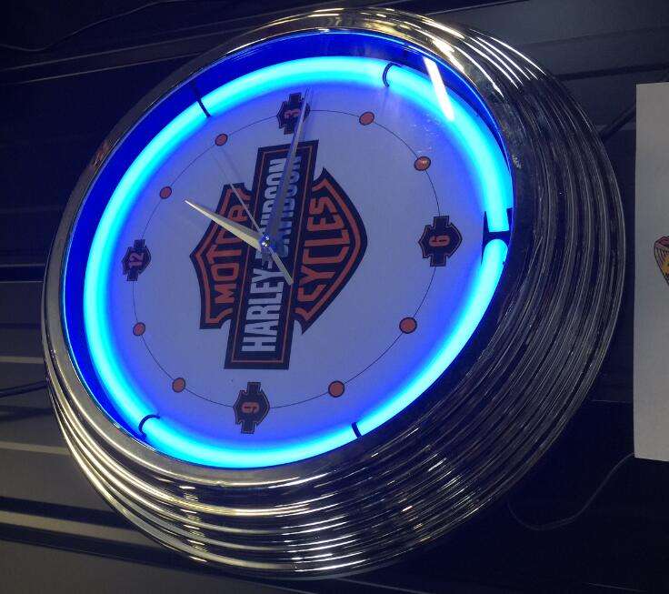 Hot sale Neon light wall clock nveno wall clocks---MM0013
