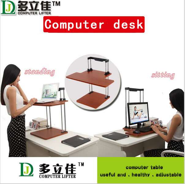Dual-use folding computer desk, healthy working desk, best Christmas gift---MM14