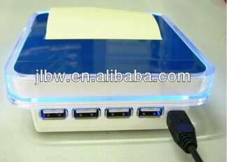 Usb Hub With Memo Pad And LED Light   BDSH198
